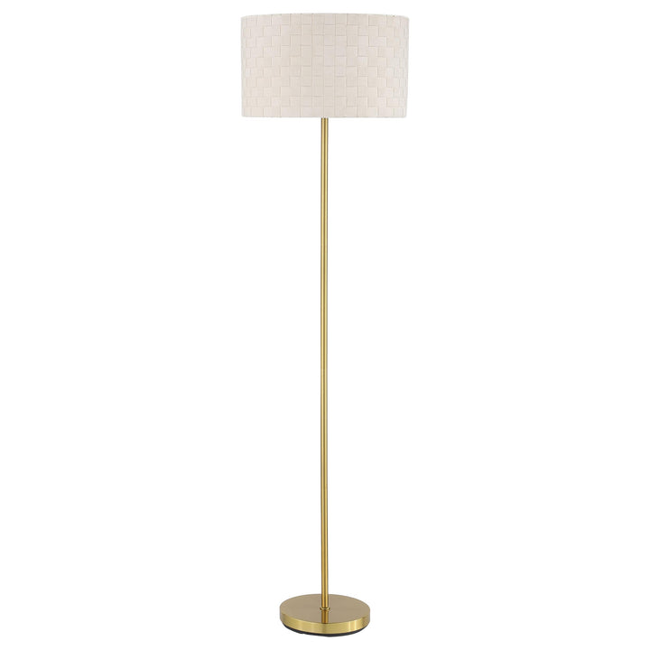 Coaster Furniture 920303 Ramiro 66-inch Drum Shade Metal Lamp Gold