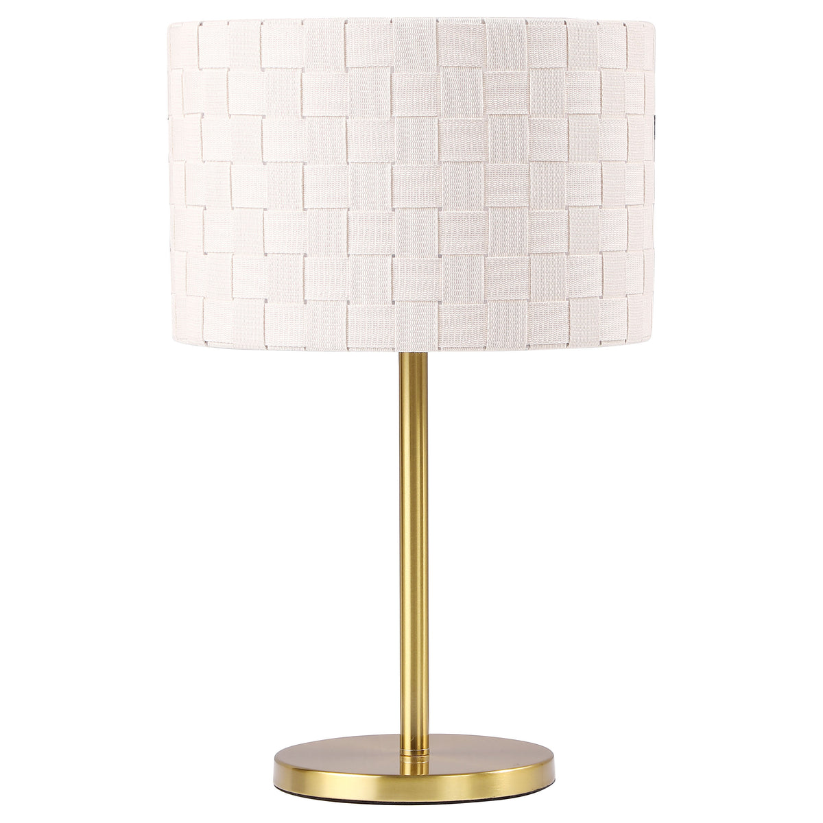 Ramiro - Drum Shade Metal Bedside Table Lamp - Gold