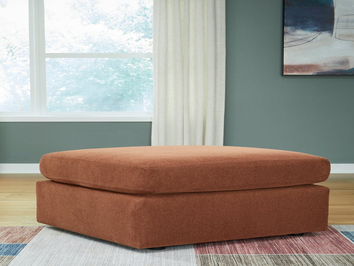 Modmax Oversized Accent Ottoman in Spice