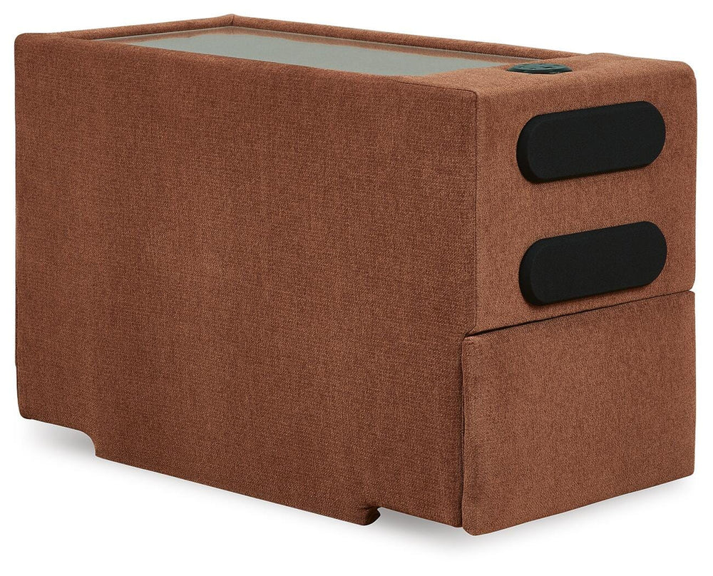 Modmax 5 Piece Sectional with Audio Console - Spice (11)