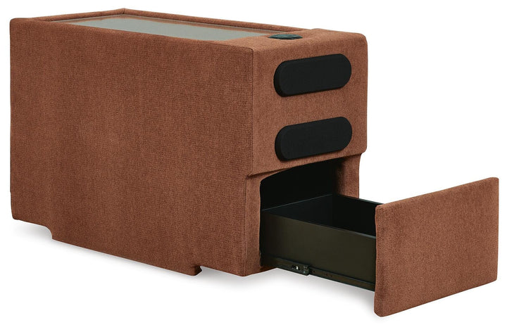 Modmax 5 Piece Sectional with Audio Console - Spice (12)