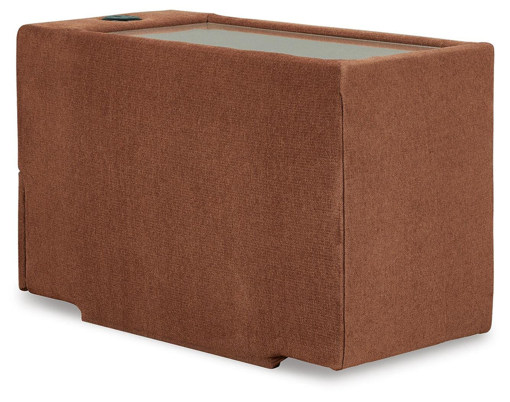 Modmax 5 Piece Sectional with Audio Console - Spice (13)