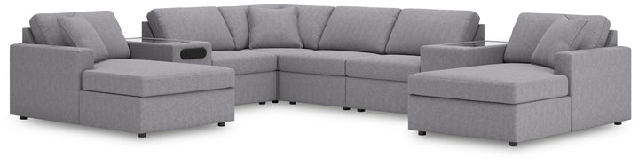 Modmax 8-Piece Sectional with Chaise - Granite (1)