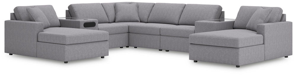 Modmax 8-Piece Sectional with Chaise - Granite (1)