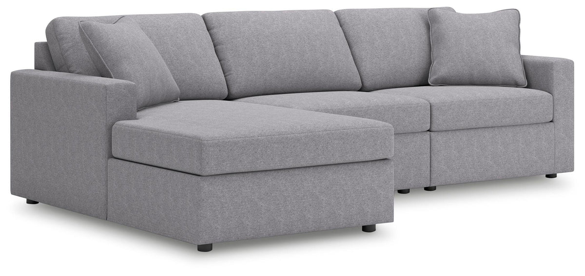 Modmax 3-Piece Sectional with Chaise - Granite (1)