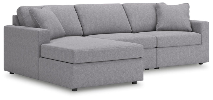 Modmax 3-Piece Sectional with Chaise - Granite (1)