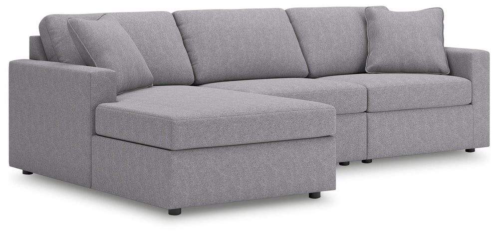 Modmax 3-Piece Sectional with Chaise - Granite (1)