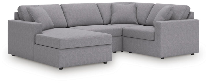 Modmax 4-Piece Sectional with Chaise - Granite (1)