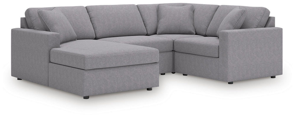 Modmax 4-Piece Sectional with Chaise - Granite (1)