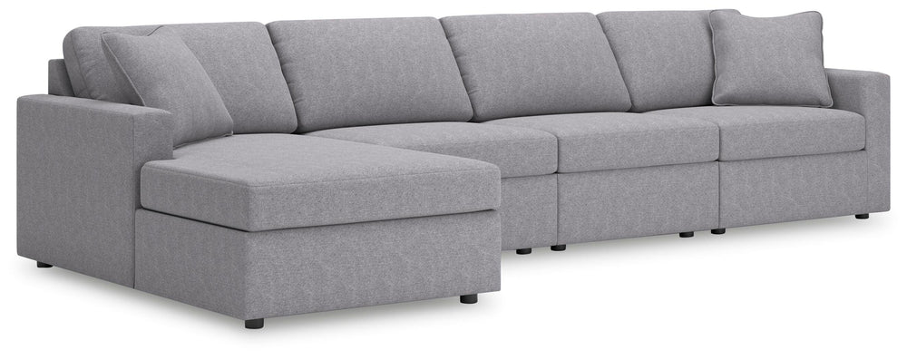 Modmax 4-Piece Sectional with Chaise - Granite (1)