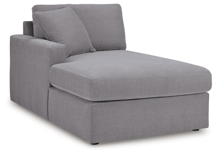 Modmax 5-Piece Sectional with Chaise and Audio Console - Granite (2)