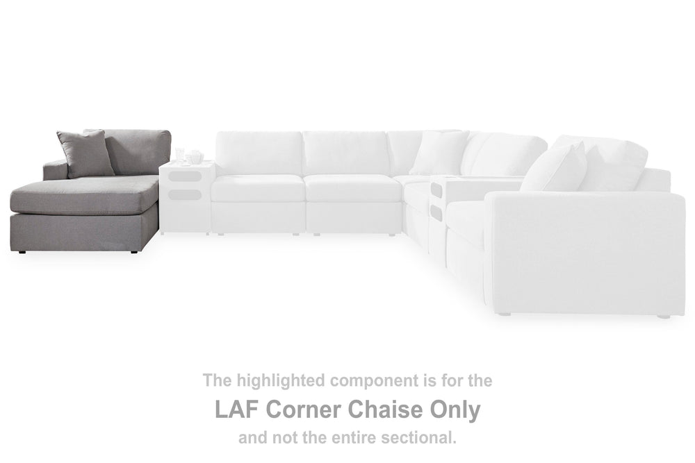 Modmax 6-Piece Sectional with Chaise and Ottoman - Granite (15)