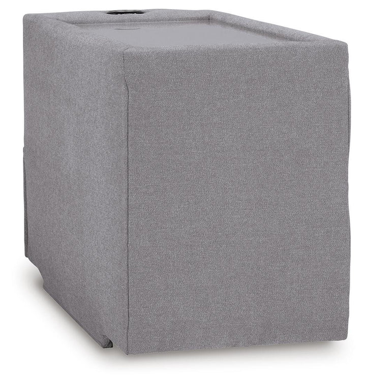 Modmax 5-Piece Sectional and Ottoman - Granite (5)