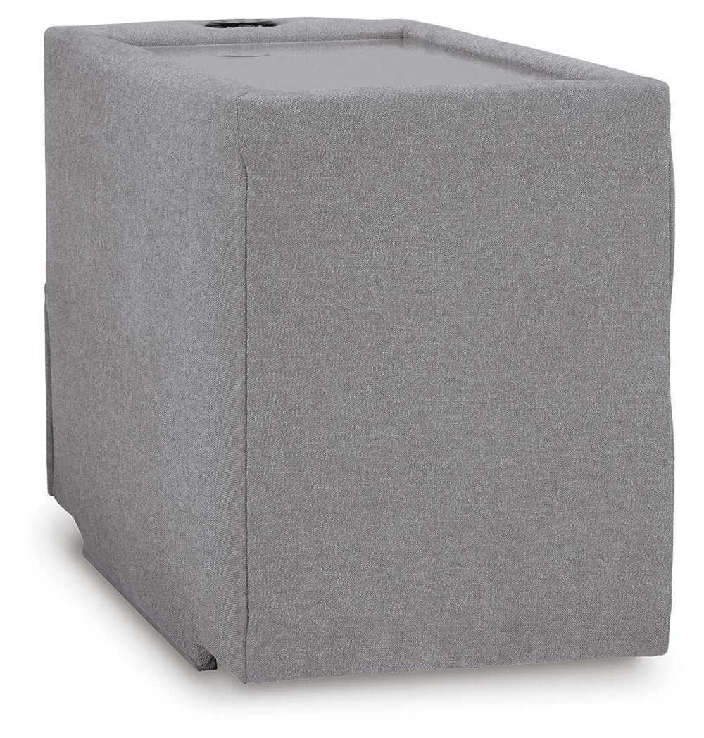 Modmax 5-Piece Sectional and Ottoman - Granite (5)