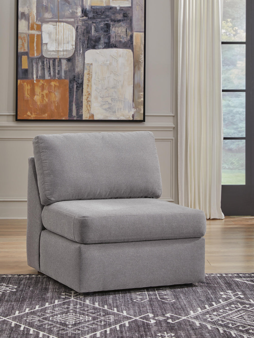 Modmax 4-Piece Sectional with Chaise - Granite (15)
