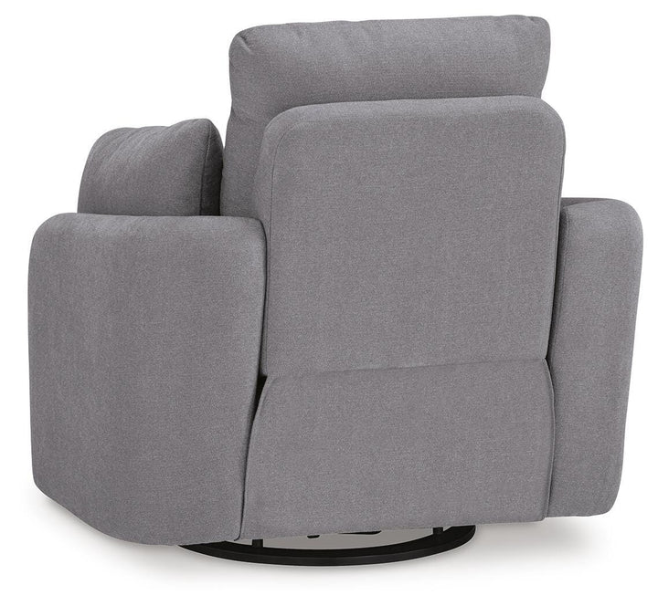Modmax 5-Piece Sectional and Swivel Glider Recliner - Granite (17)