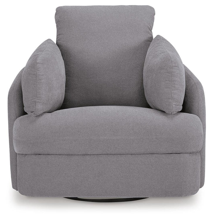 Modmax 3-Piece Sectional Sofa, 2-Piece Sectional Loveseat and Swivel Glider Recliner - Granite (14)