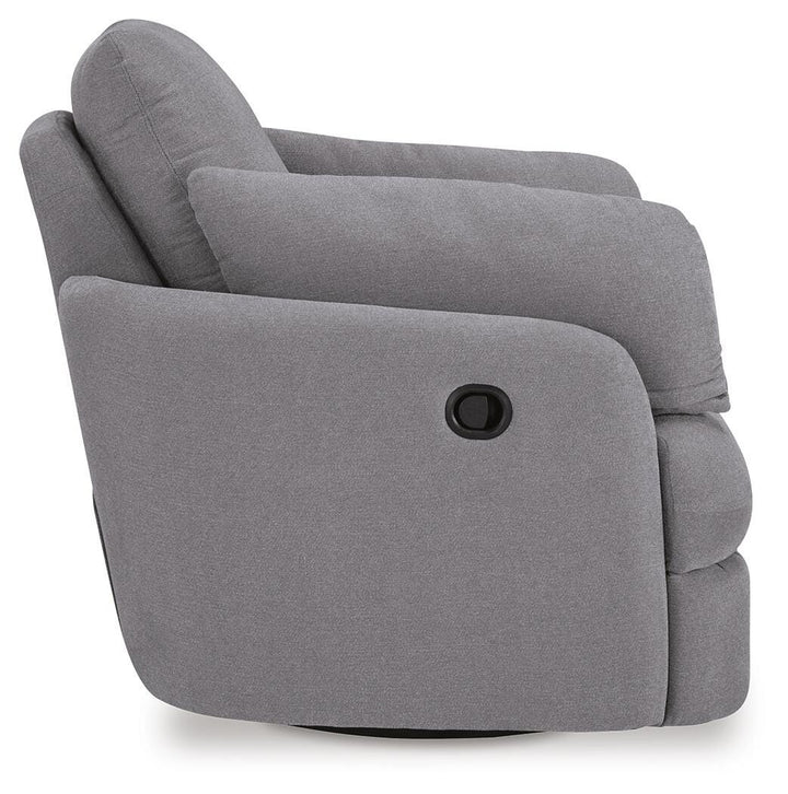 Modmax 3-Piece Sectional Sofa, 2-Piece Sectional Loveseat and Swivel Glider Recliner - Granite (18)