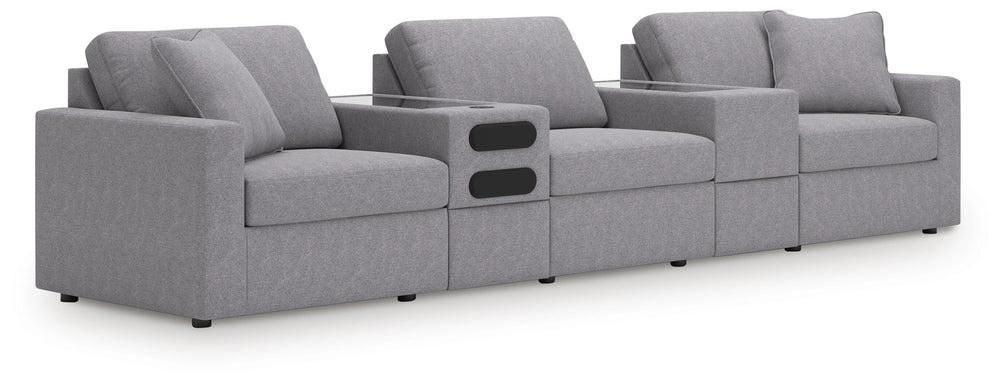Modmax 5-Piece Sectional with Audio System - Granite (1)