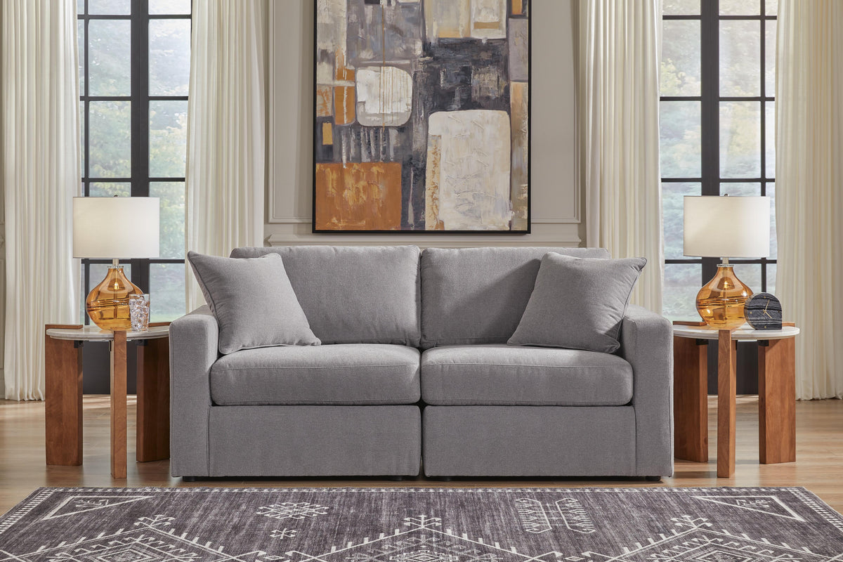 Modmax 2-Piece Sectional - Granite (2)
