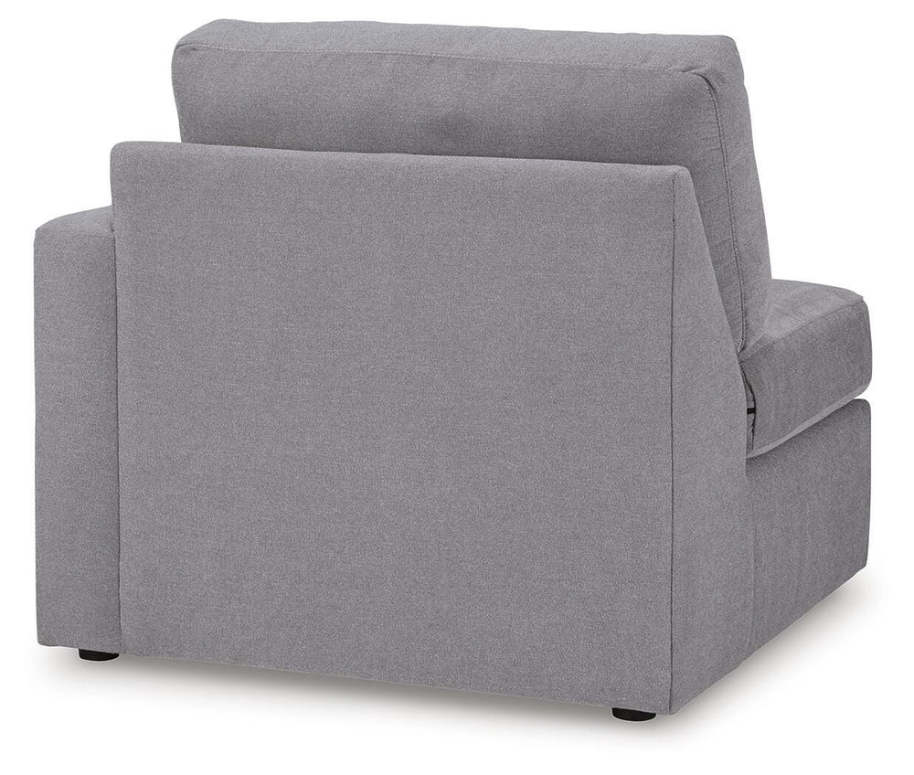 Modmax 4-Piece Sectional and Ottoman - Granite (9)