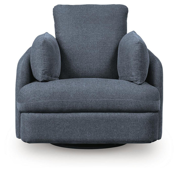 Modmax Swivel Glider Recliner in Blue (5)