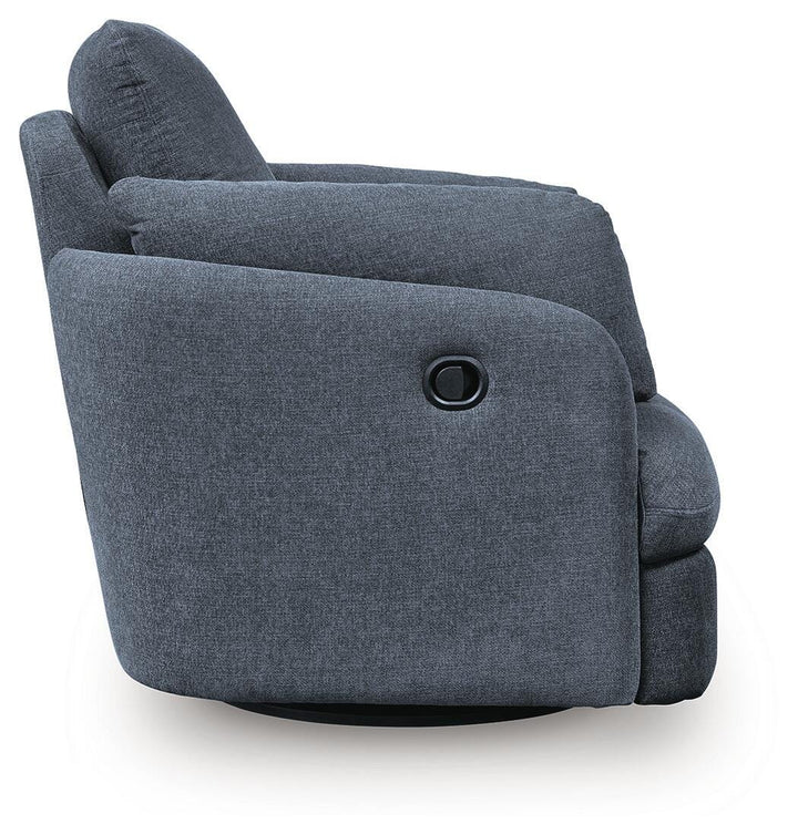Modmax Swivel Glider Recliner in Blue (6)