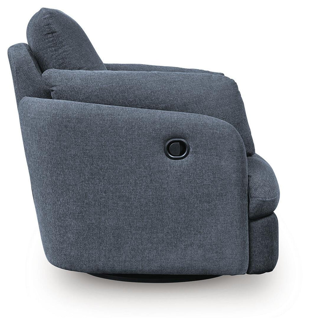 Modmax Swivel Glider Recliner in Blue (6)