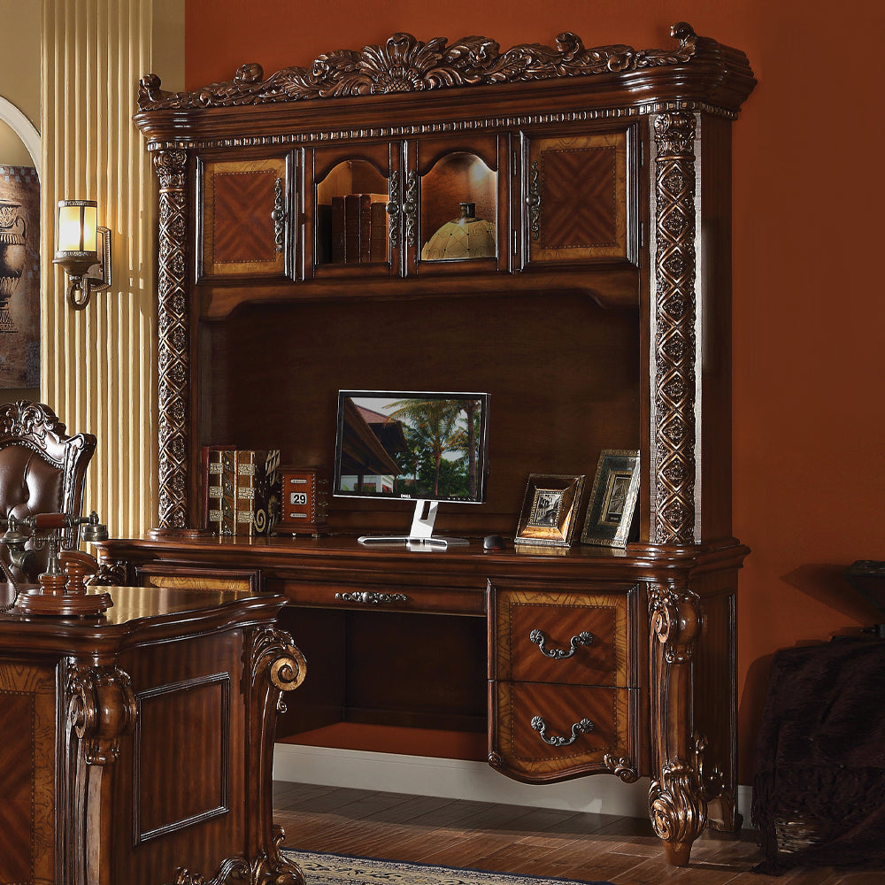Vendome Computer Desk with Hutch