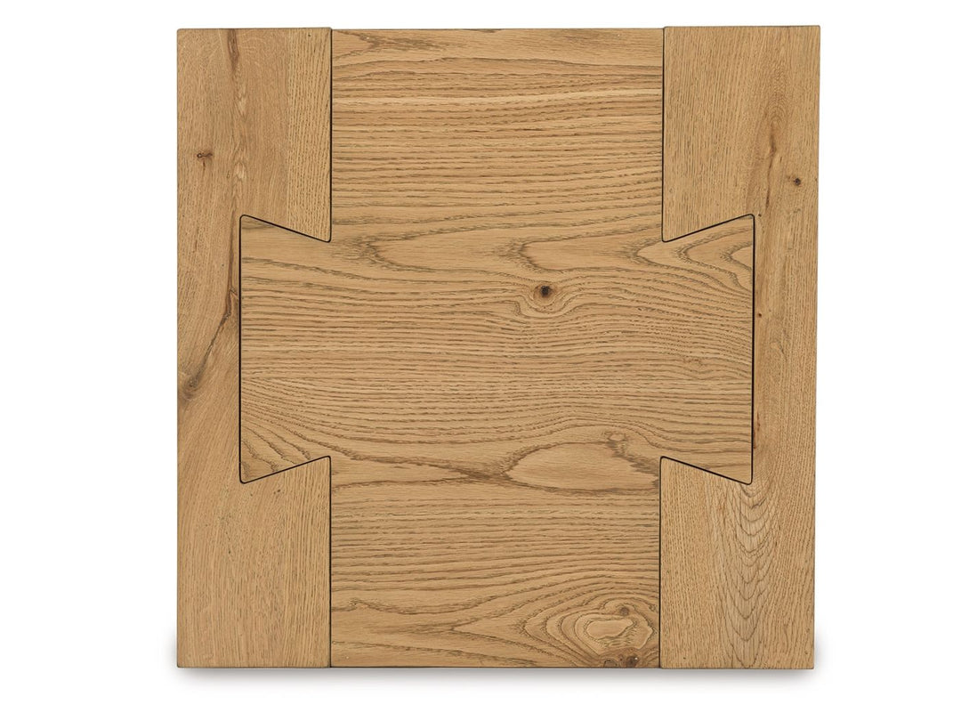 Bracken - Square End Table - Light Brown