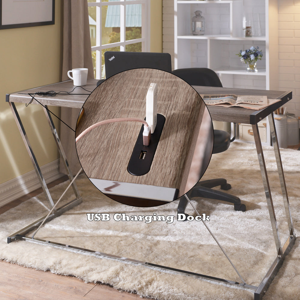 Finis Writing Desk with USB