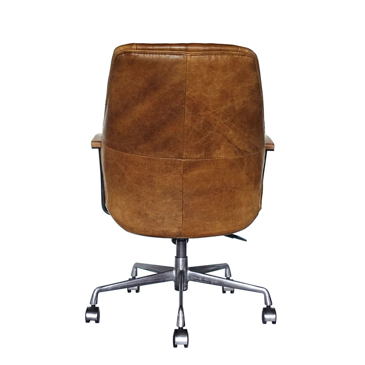 Hamilton Office Chair - Coffee Top Grain Leather