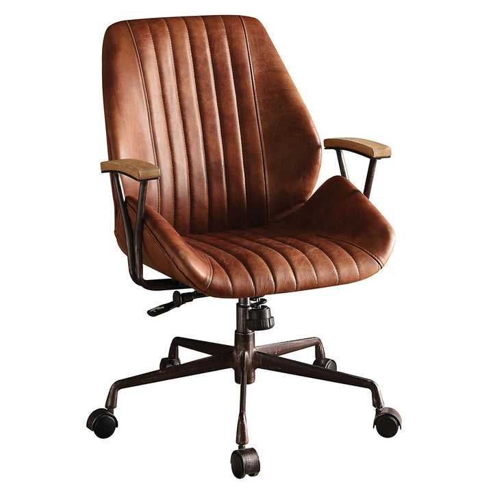 Hamilton Office Chair - Cocoa Top Grain Leather