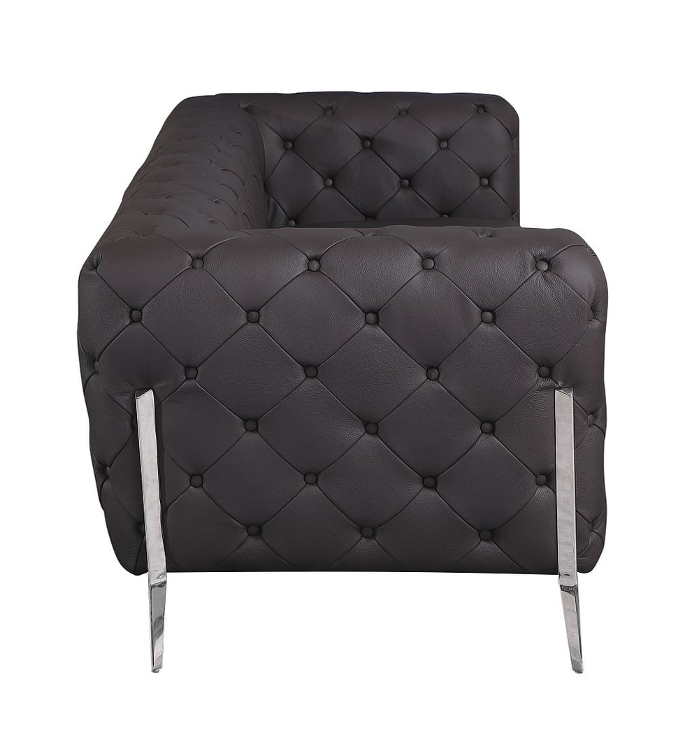 DivanItalia 970 Sofa in Top-Grain Italian Leather - Brown