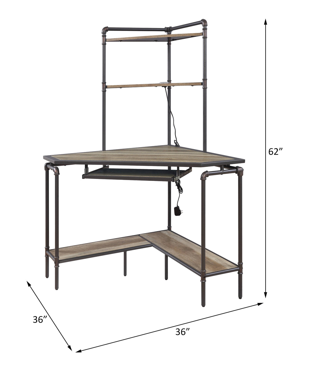 Deliz Computer Desk with USB