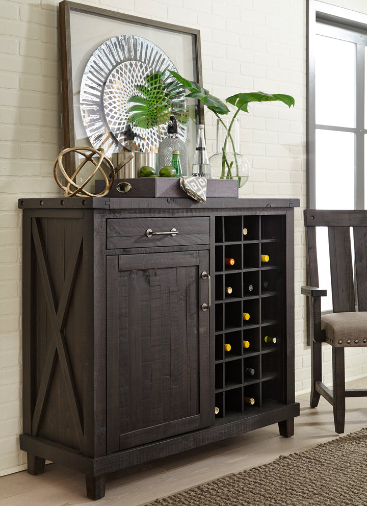 Modus Furniture 7Yc974 Yosemite Solid Wood Wine Bar In Cafe