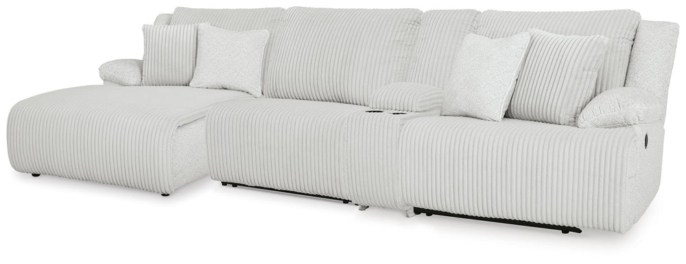 Top Tier 4-Piece Reclining Sectional with Chaise - Alloy (1)