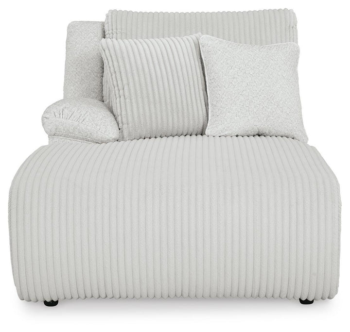Top Tier 3-Piece Reclining Sofa Chaise Sectional - Alloy