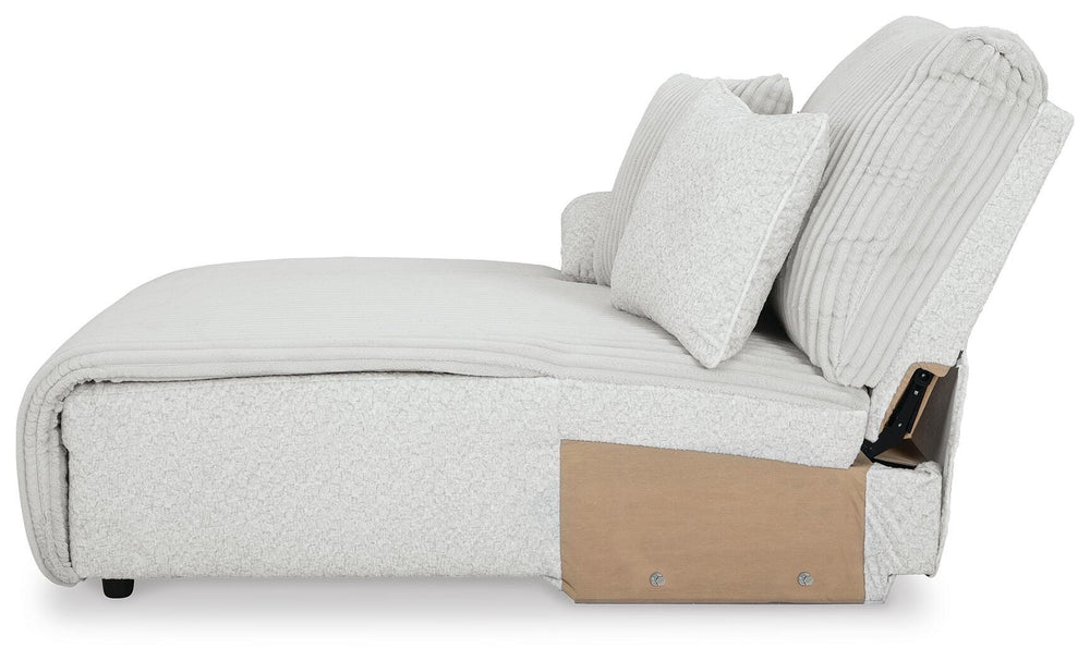 Top Tier 3-Piece Reclining Sofa Chaise Sectional - Alloy