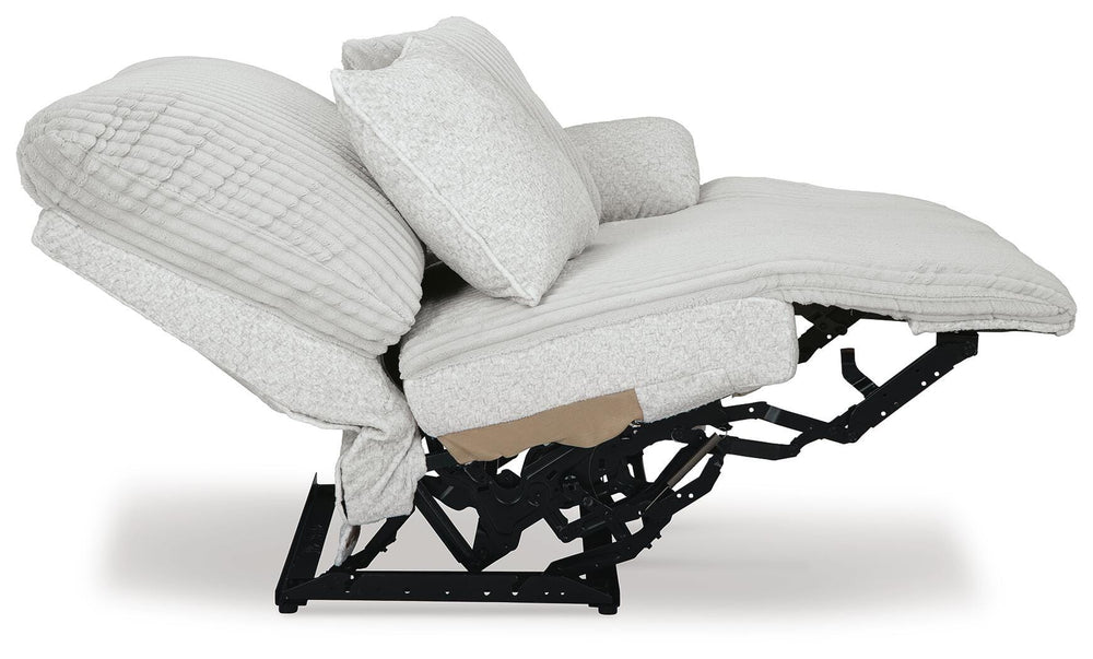 Top Tier 4-Piece Reclining Sectional with Chaise - Alloy (21)