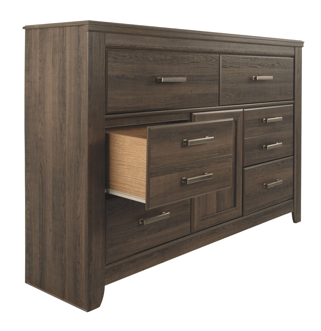 Juararo - Six Drawer Dresser - Dark Brown