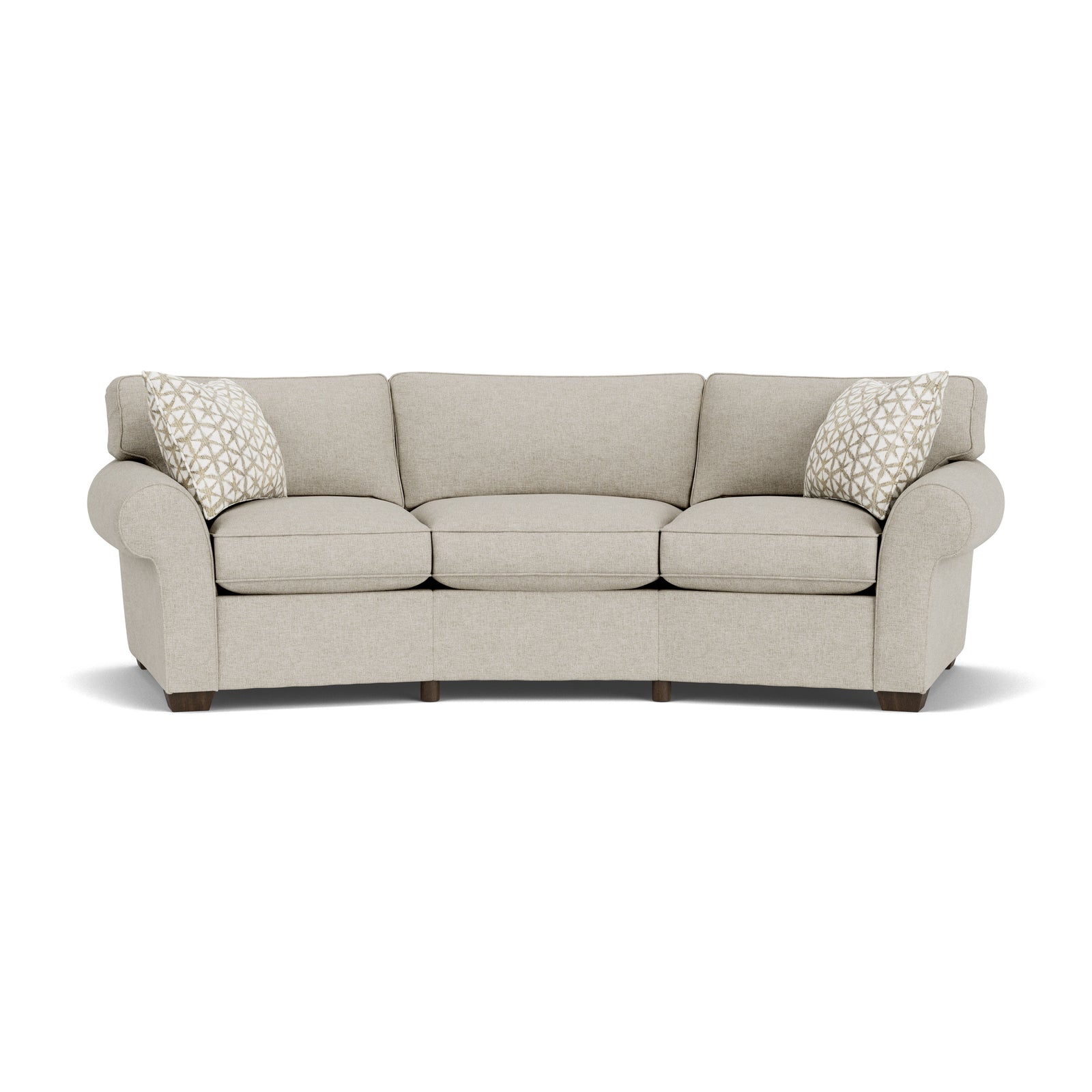 Vail Fabric Conversation Sofa Beige