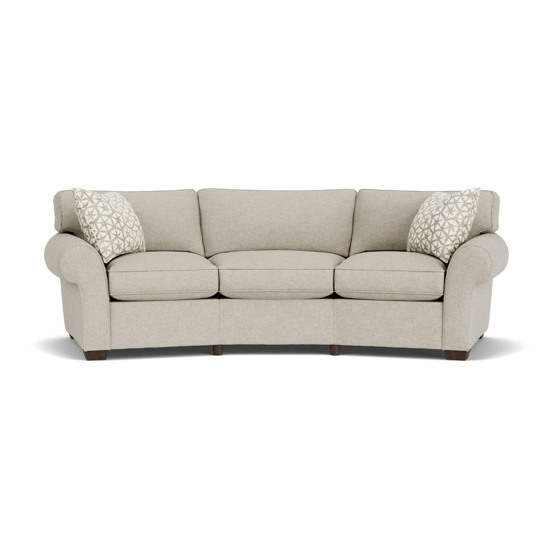 Vail Fabric Conversation Sofa Beige