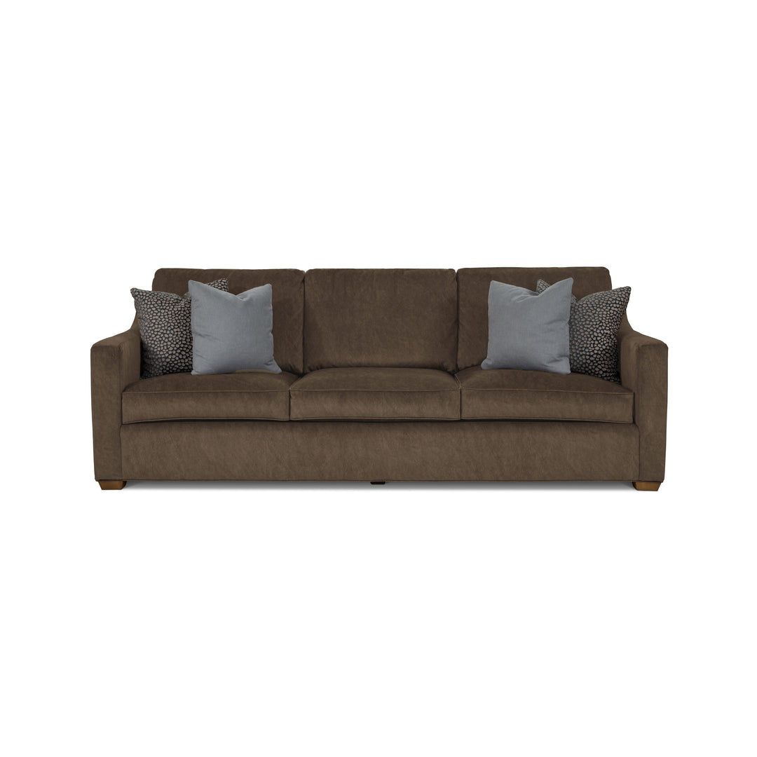 Flexsteel 7050-32 Milo  Sofa  Dark Brown