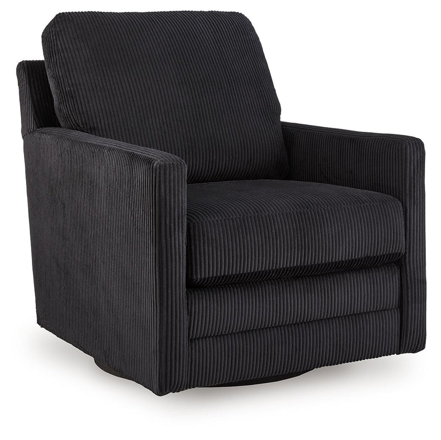 Icaman - Swivel Chair - Onyx by Ashley Furniture product image