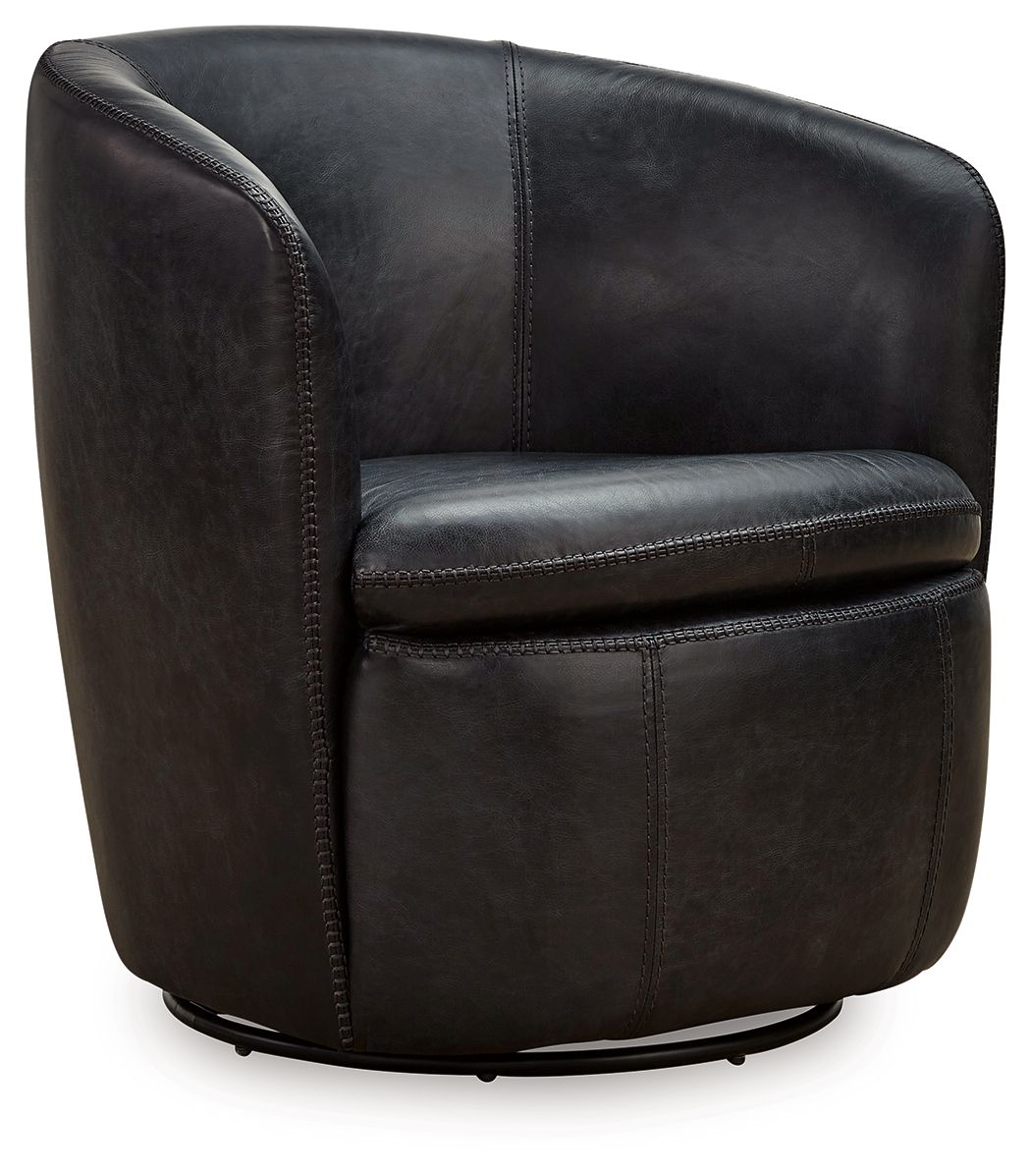 Kierreys - Swivel Chair - Midnight