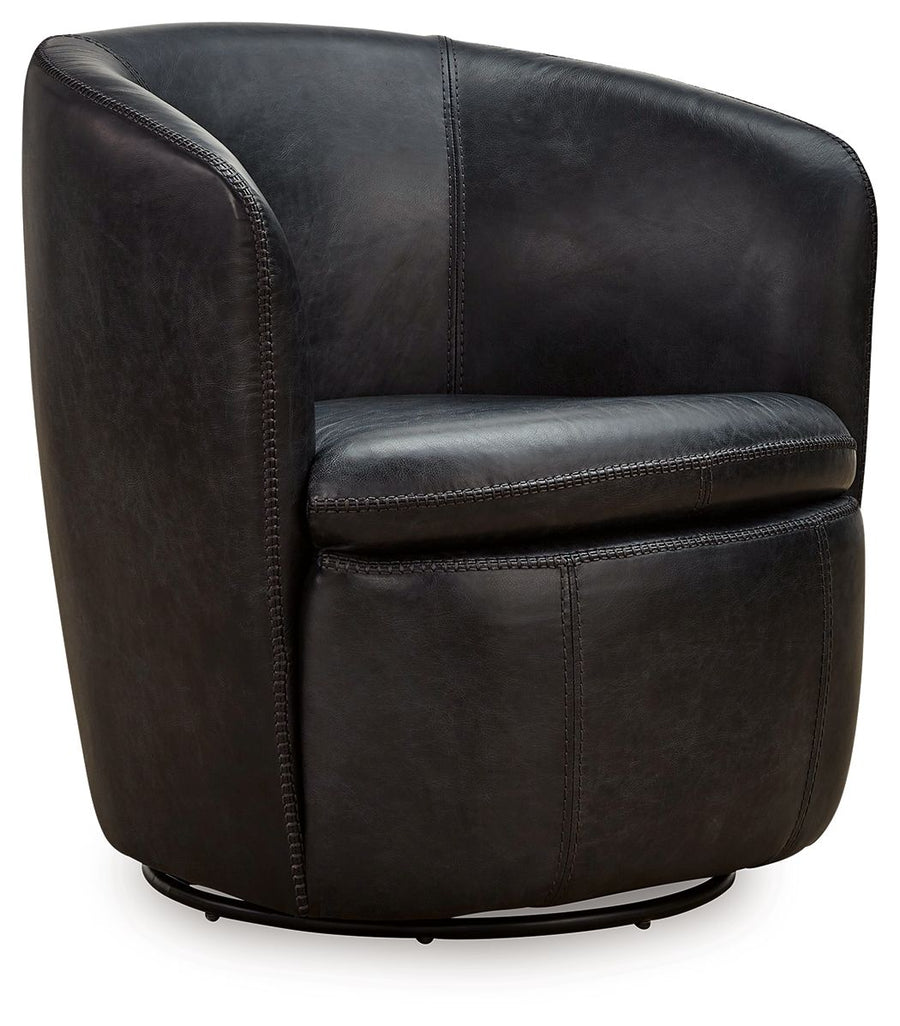 Kierreys - Swivel Chair - Midnight