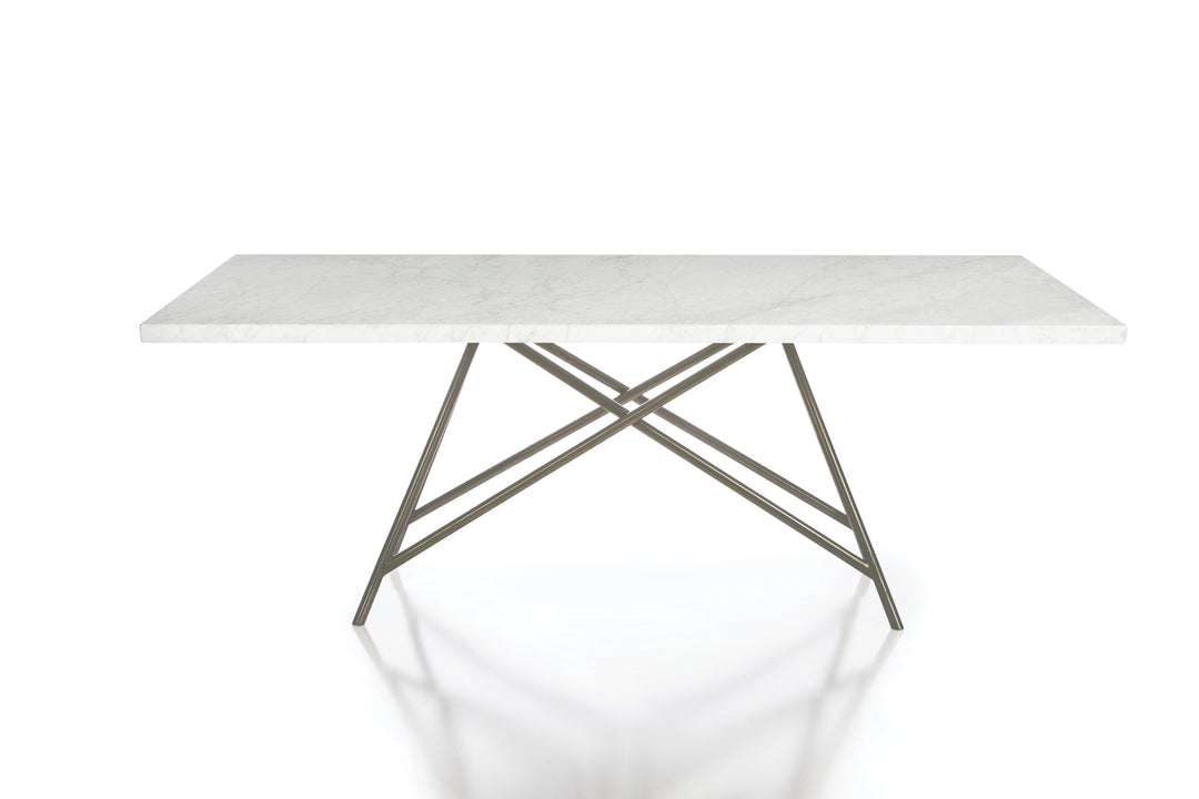 Modus Furniture 3N2560 Coral Marble Rectangular Dining Table