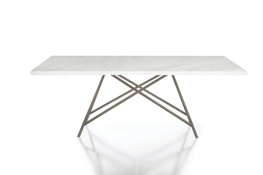 Modus Furniture 3N2560 Coral Marble Rectangular Dining Table
