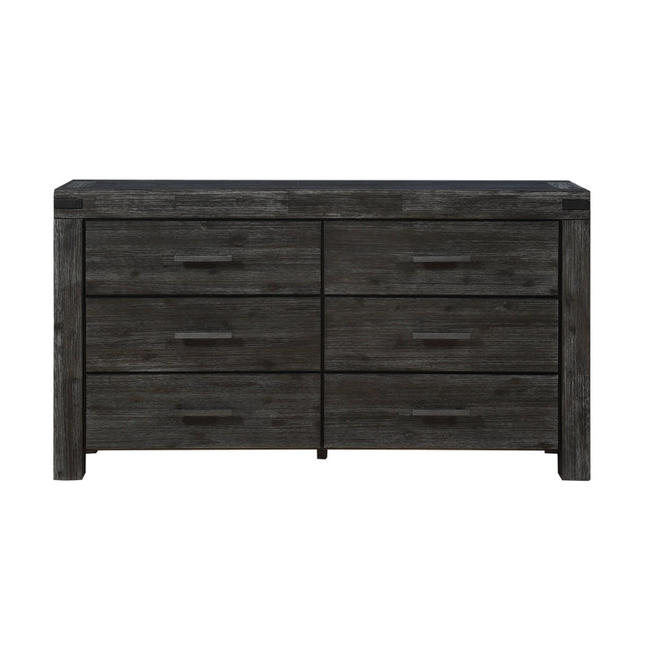 Modus Furniture 3Ft382A Meadow Six Drawer Solid Wood Dresser In Graphite 2024